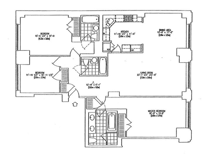 Floorplan for 351 East 51st Street