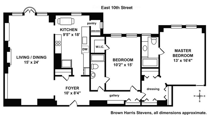 Floorplan for 40 East 10th Street
