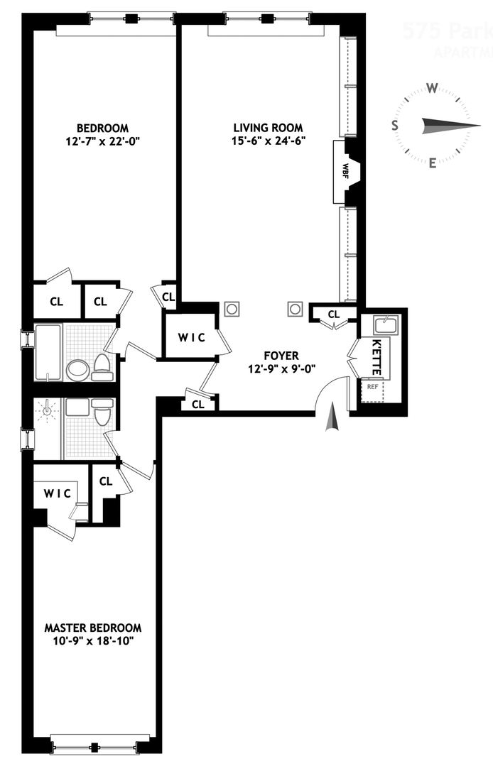 Floorplan for 575 Park Avenue
