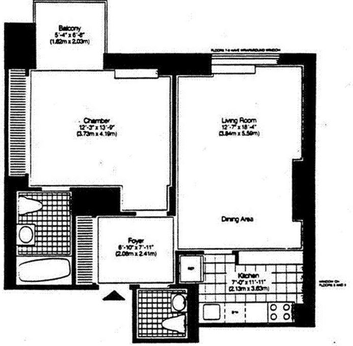 Floorplan for 360 East 88th Street
