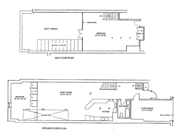 Floorplan for 15 Downing Street, 1