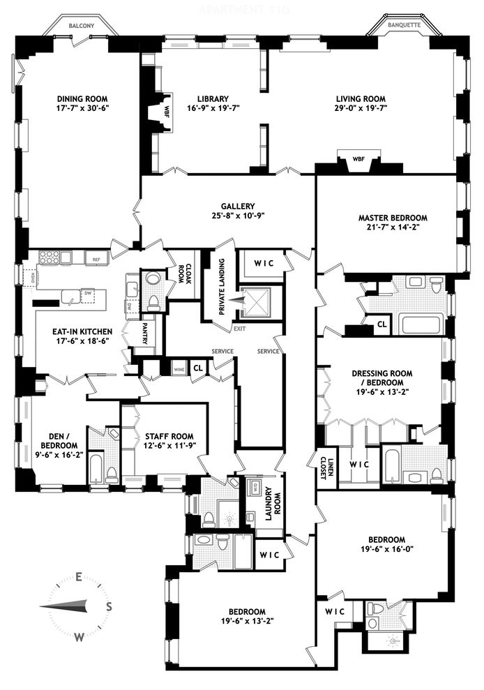 Floorplan for 435 East 52nd Street