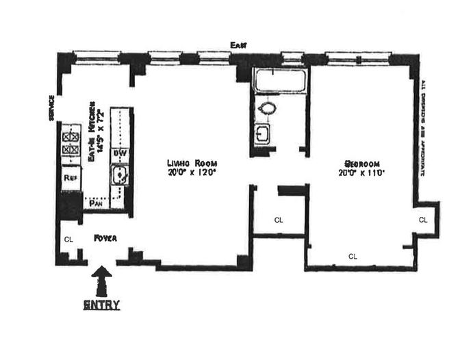 Floorplan for 875 West End Avenue