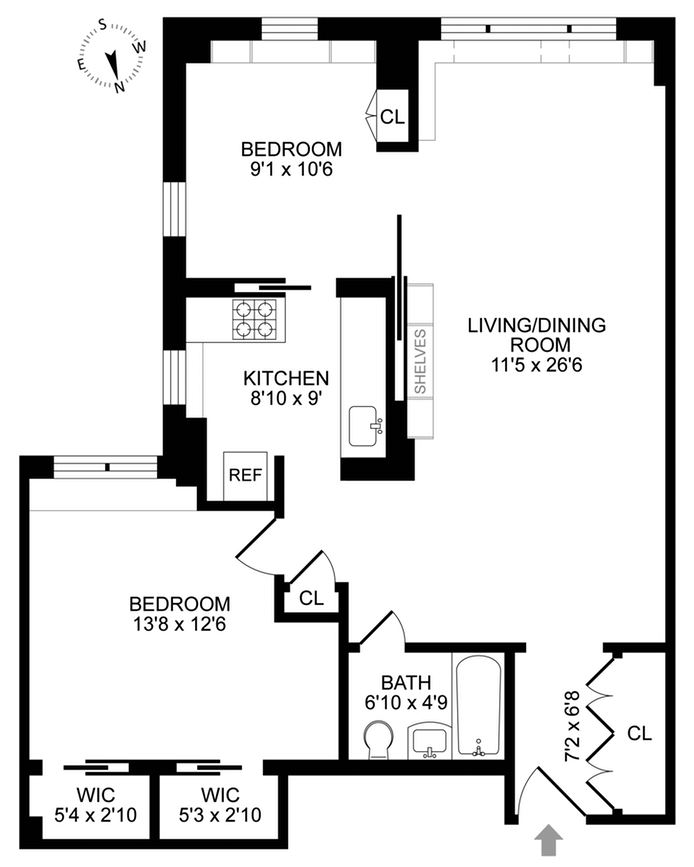 Floorplan for 1270 Fifth Avenue