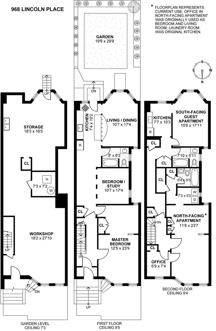 Floorplan for 968 Lincoln Place