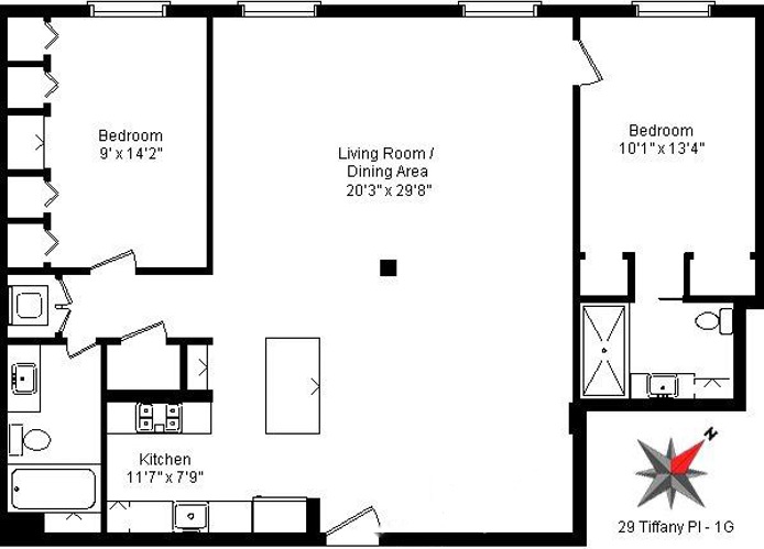 Floorplan for 29 Tiffany Place
