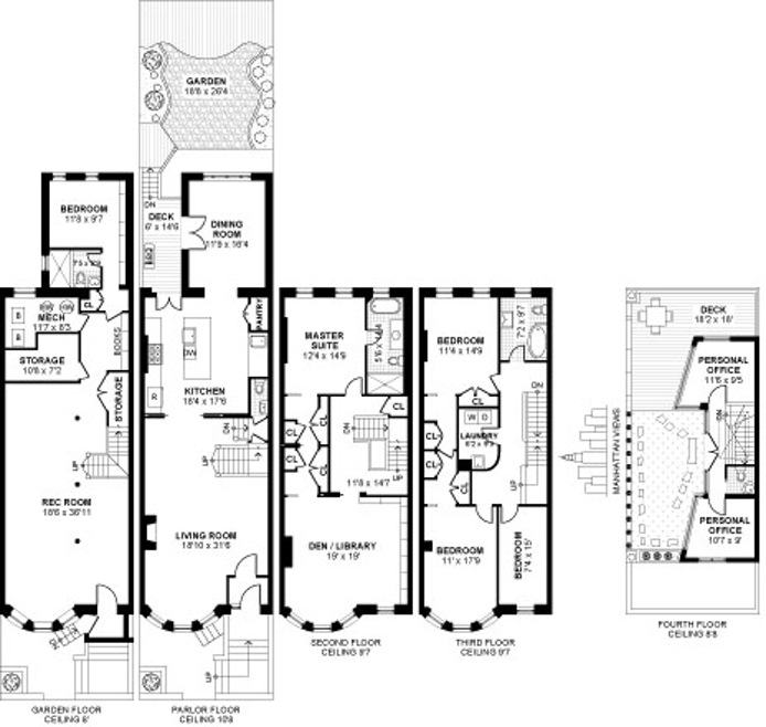 Floorplan for 609 2nd Street
