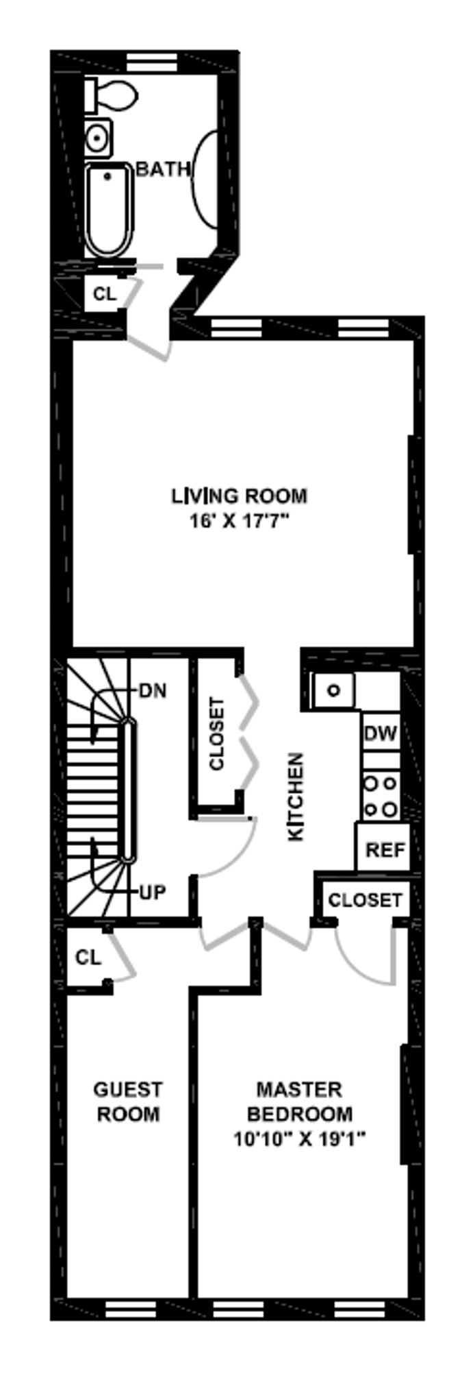 Floorplan for 152 West 122nd Street, 2