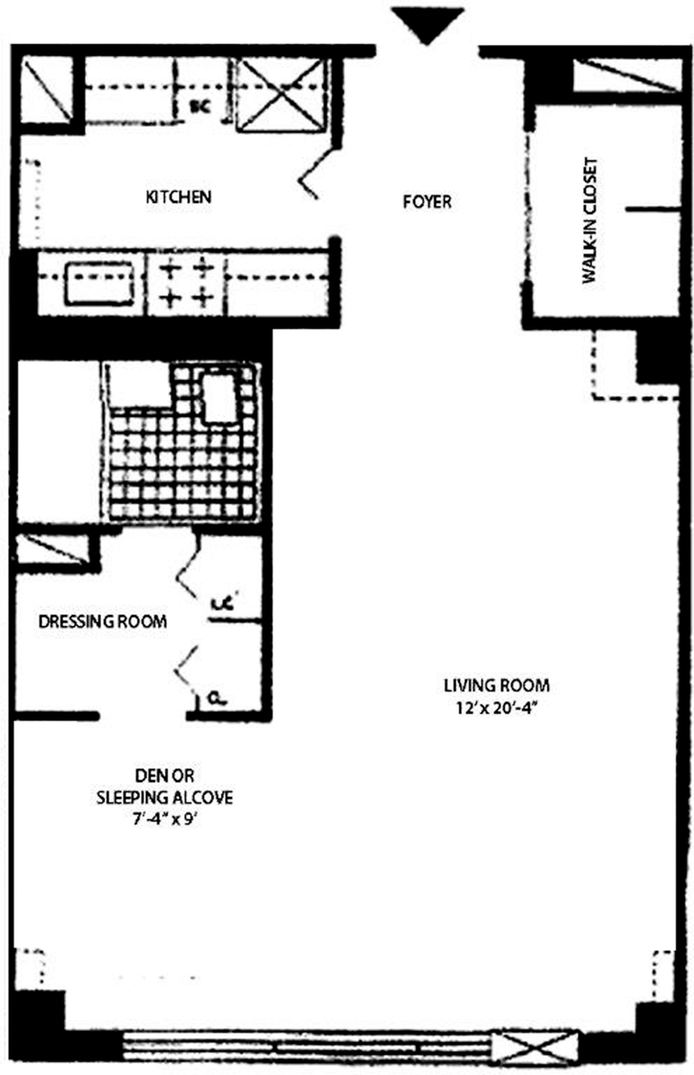 Floorplan for 372 Central Park West