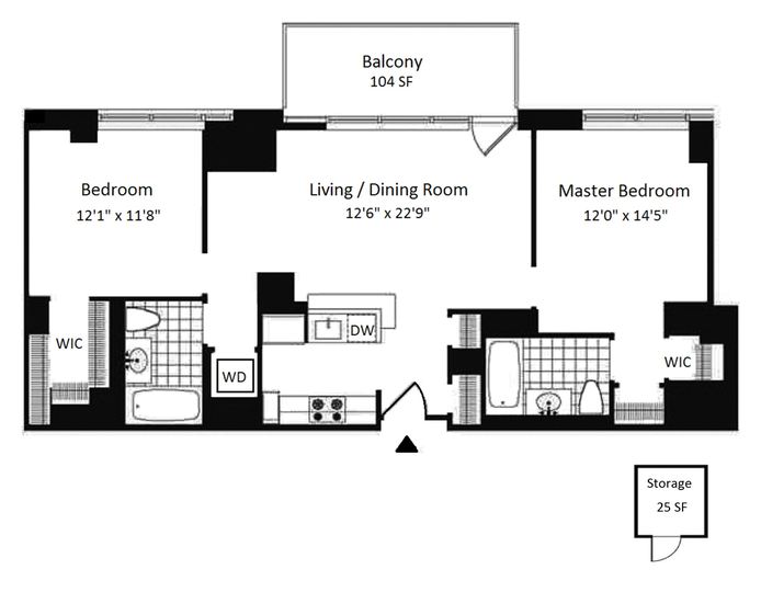 Floorplan for 225 East 34th Street