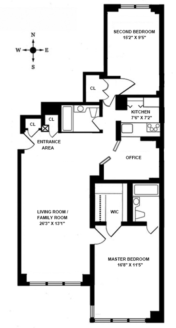 Floorplan for East 69th Street