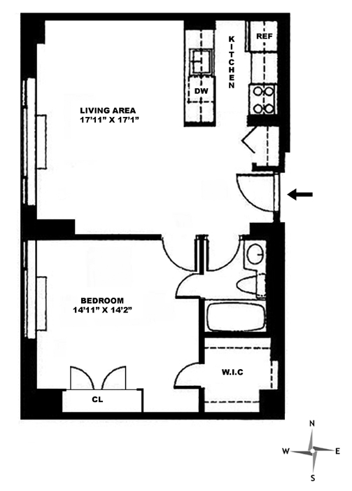 Floorplan for 250 South End Avenue