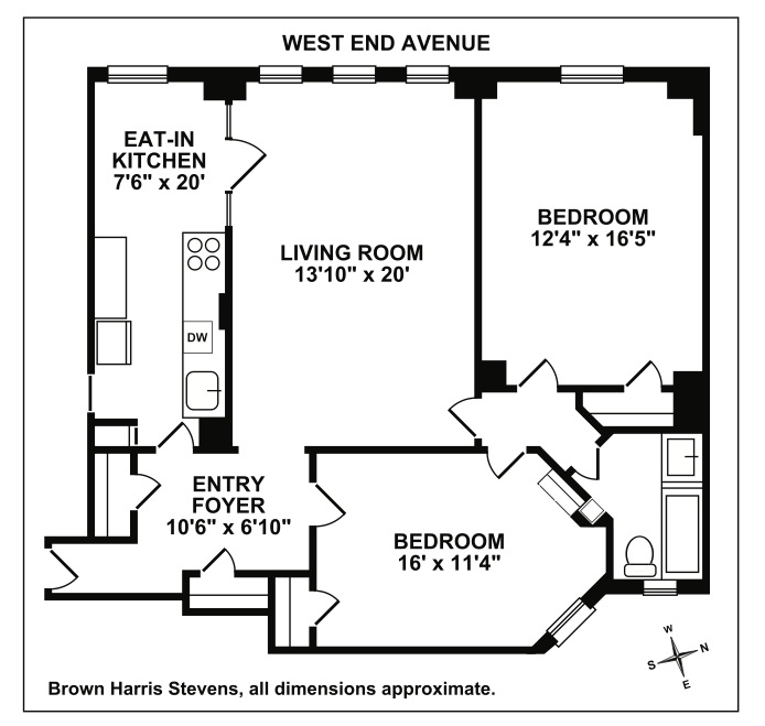 Floorplan for 760 West End Avenue