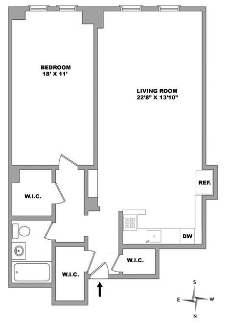 Floorplan for 470 West 24th Street