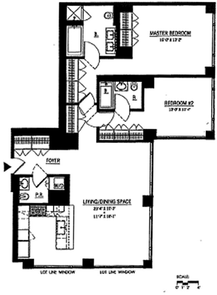 Floorplan for 330 Spring Street, 10D