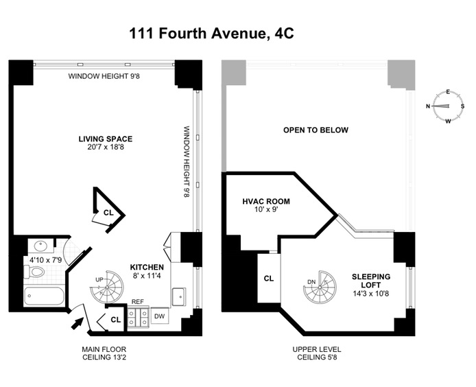 Floorplan for 111 Fourth Avenue