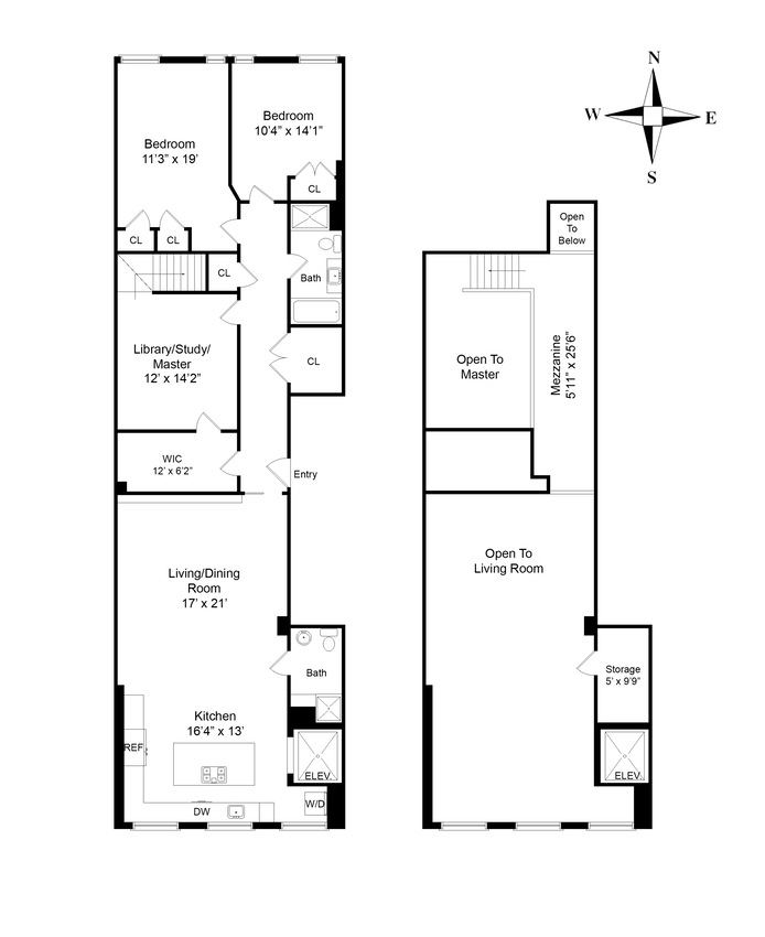 Floorplan for 462 Broome Street