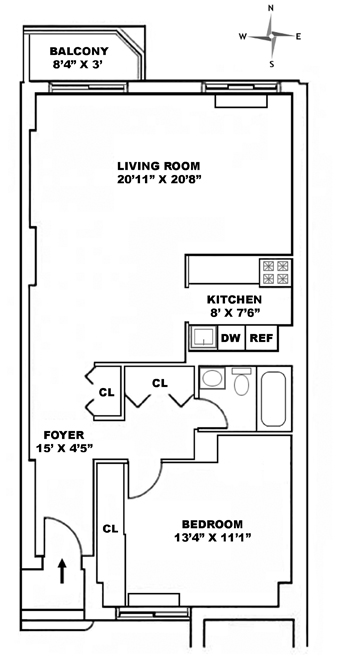 Floorplan for 350 Albany Street