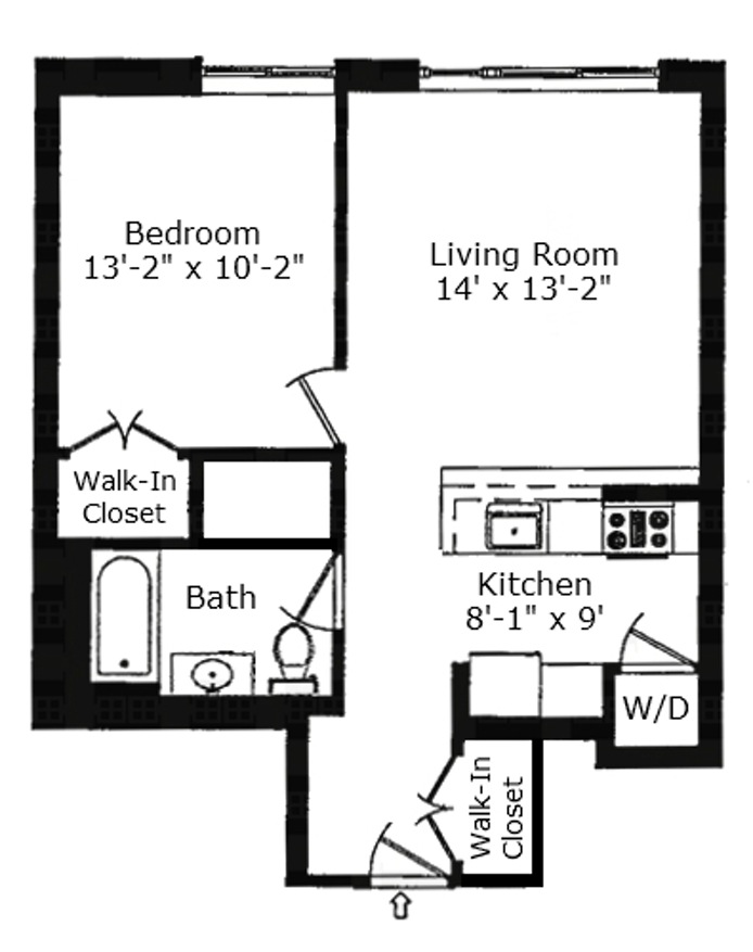 Floorplan for 134 Saint Marks Place, 2A