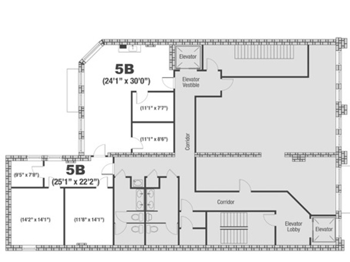 Floorplan for 179 Franklin Street, 5B