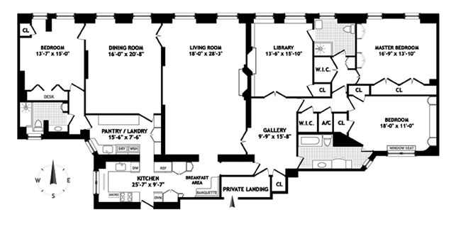Floorplan for 136 East 79th Street