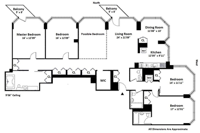 Floorplan for 200 East 32nd Street