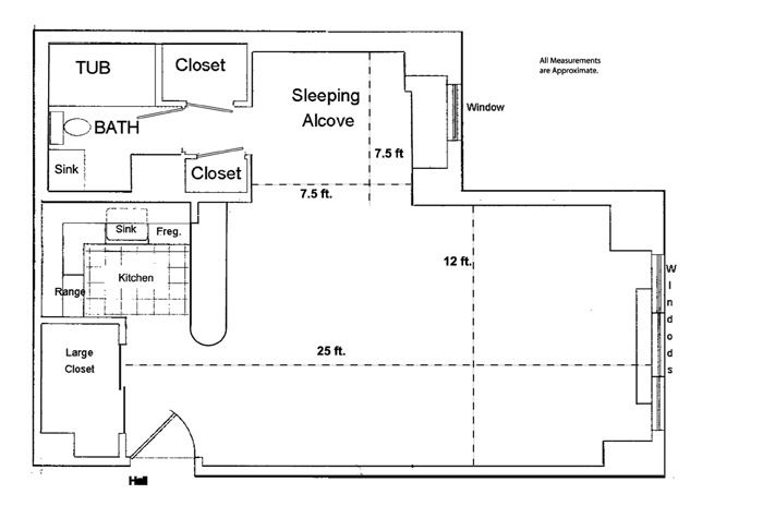 Floorplan for 101 West 12th Street