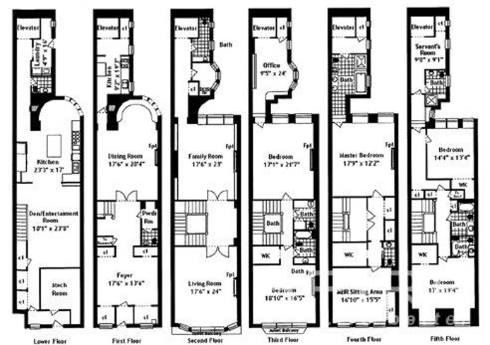 Floorplan for 111 East 70th Street