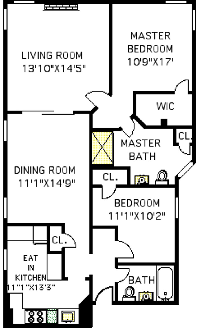 Floorplan for 240 Prospect Place