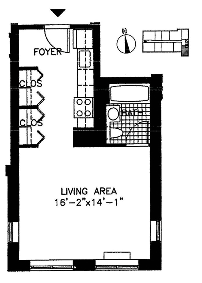 Floorplan for 516 West 47th Street