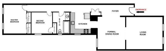 Floorplan for 3439 82nd Street