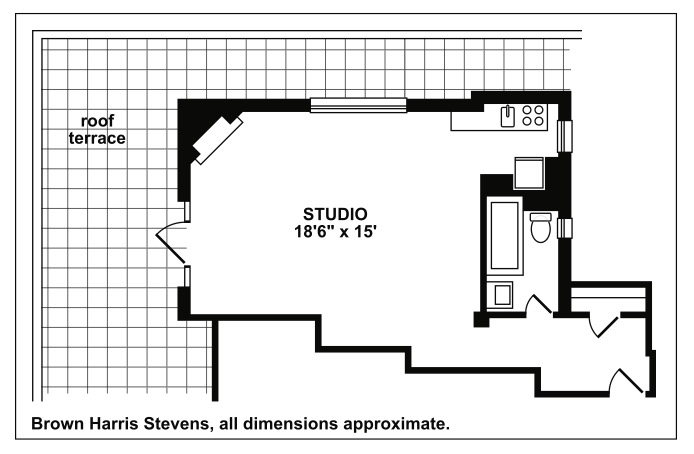 Floorplan for 440 West 34th Street, PHD