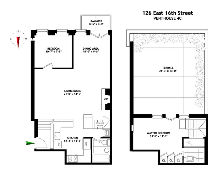 Floorplan for 126 East 16th Street