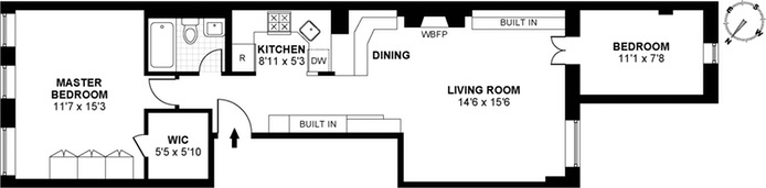 Floorplan for 172 West 82nd Street