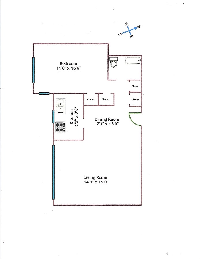 Floorplan for 900 West 190th Street