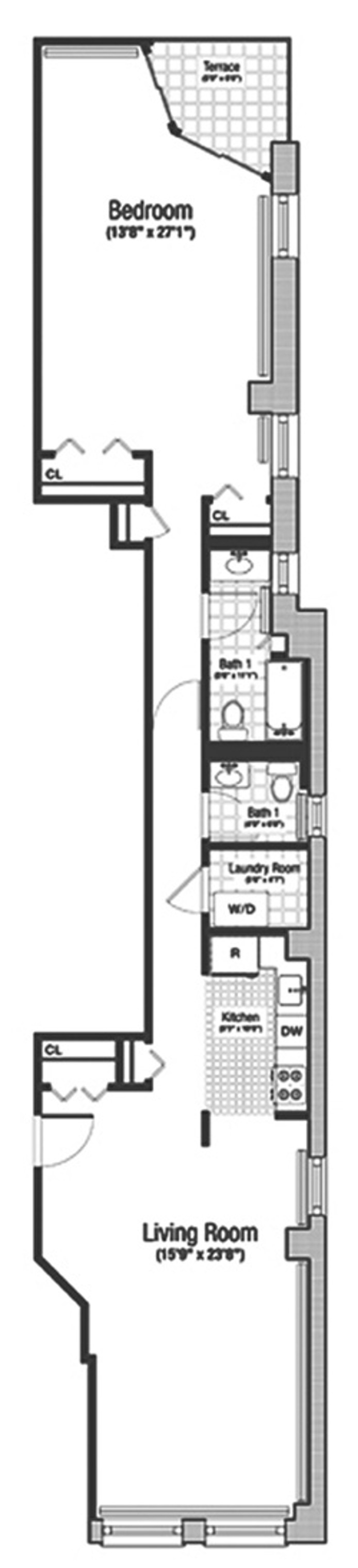 Floorplan for 36 Laight Street, 6A
