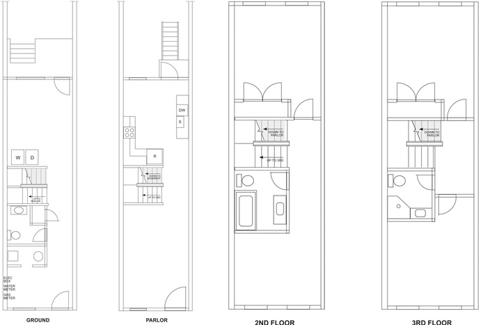 Floorplan for 426 Waverly Avenue, TH