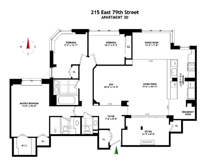 Floorplan for 215 East 79th Street