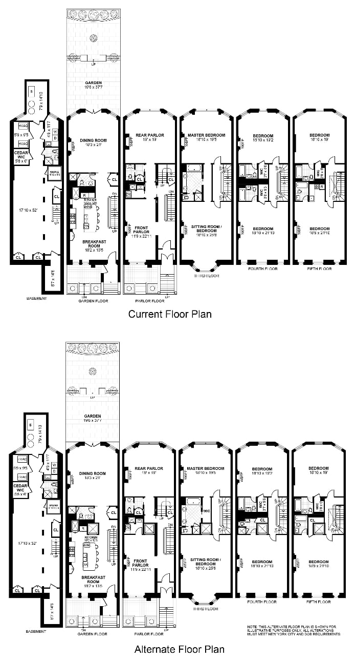 Floorplan for 52 West 85th Street