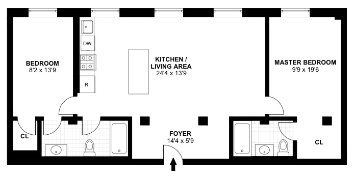 Floorplan for 1 Rockwell Place