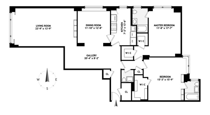 Floorplan for 35 Sutton Place, 3D