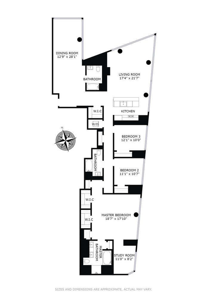 Floorplan for 400 Park Avenue South, 24C