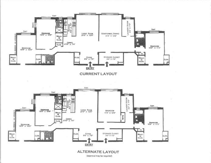 Floorplan for 3850 Hudson Manor Ter, 2DW