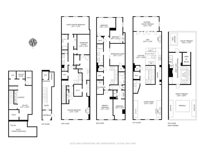 Floorplan for 13 Harrison Street, 2