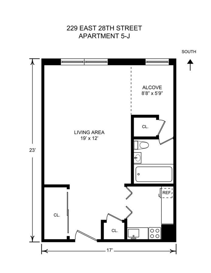 Floorplan for 229 East 28th Street