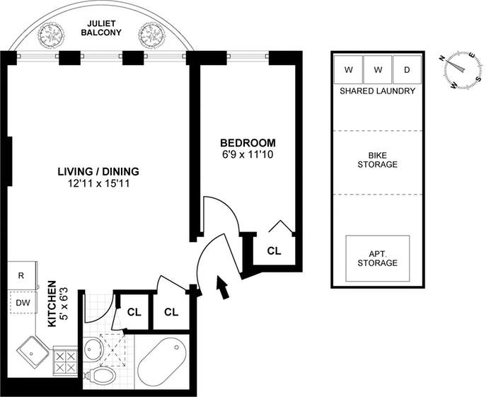 Floorplan for 306 Garfield Place