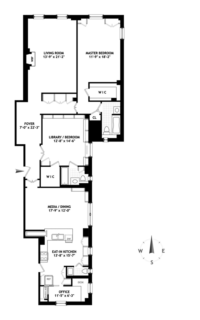 Floorplan for 142 East 71st Street, 9C