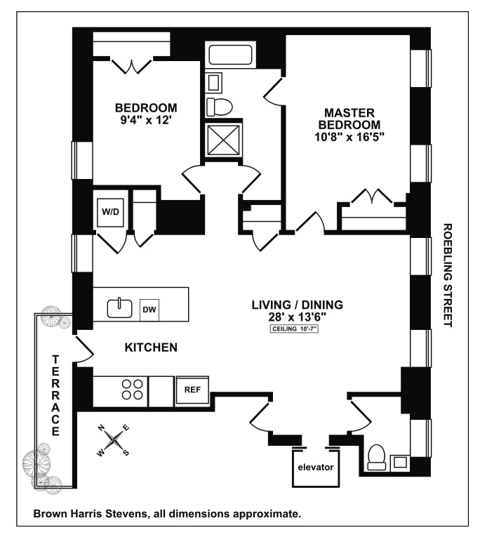 Floorplan for 198 Roebling Street