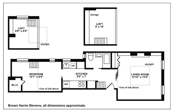 Floorplan for 857 Ninth Avenue
