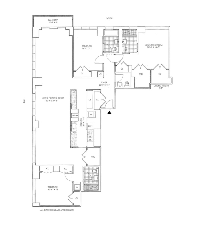 Floorplan for 422 East 72nd Street